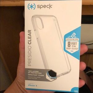 (BRAND NEW) Speck Presido clear iPhone X case